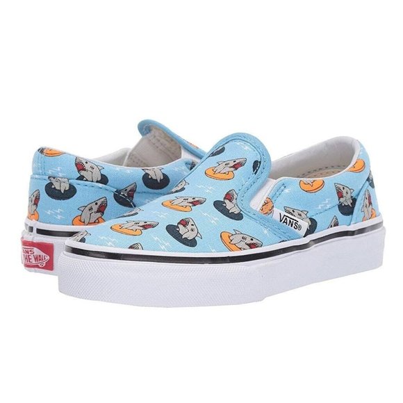 Vans Other - Vans off the wall Classic Slip-On Toddler Floatie Sharks SZ 4 Blue unisex